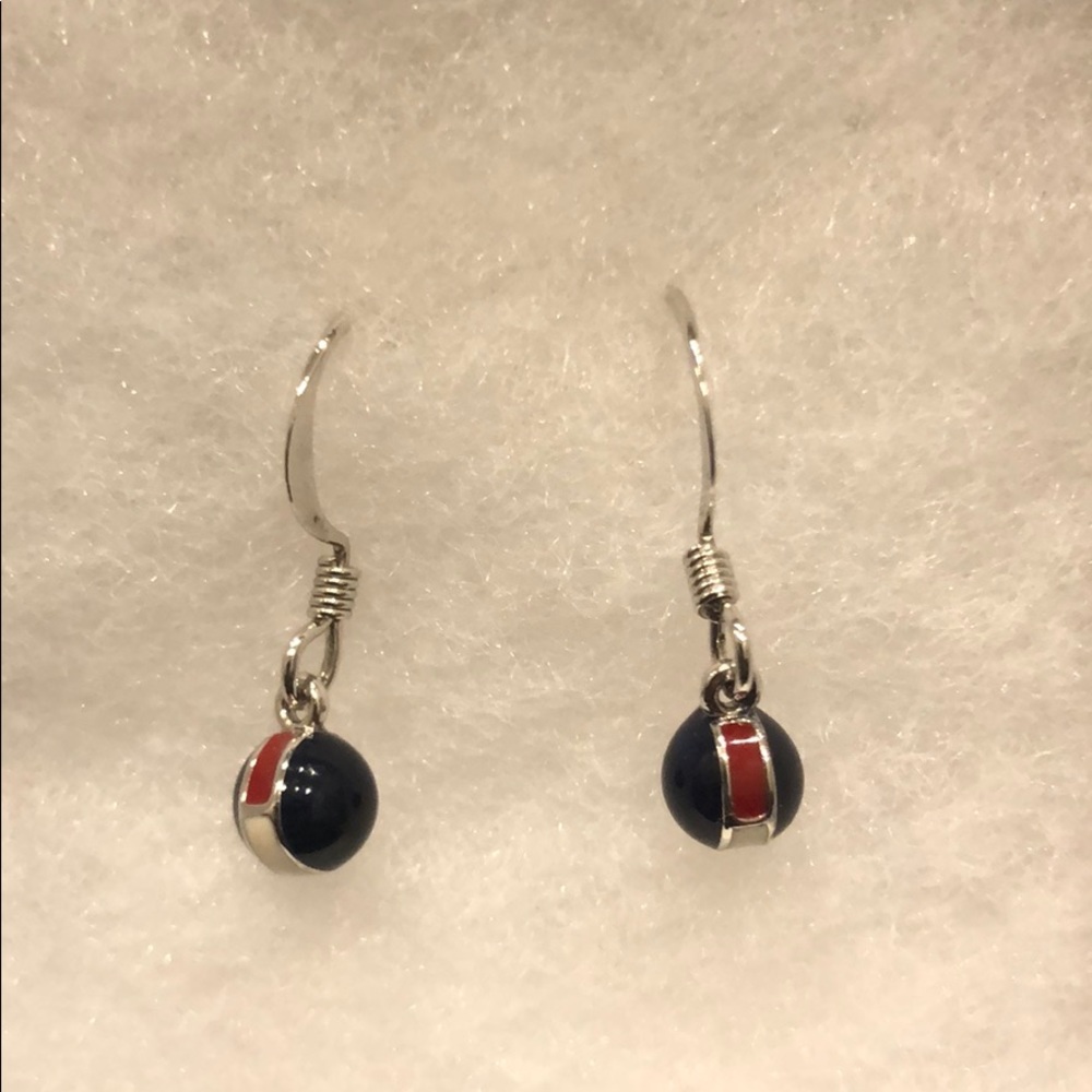 Tommy Hilfiger Small Flag Drop Earrings